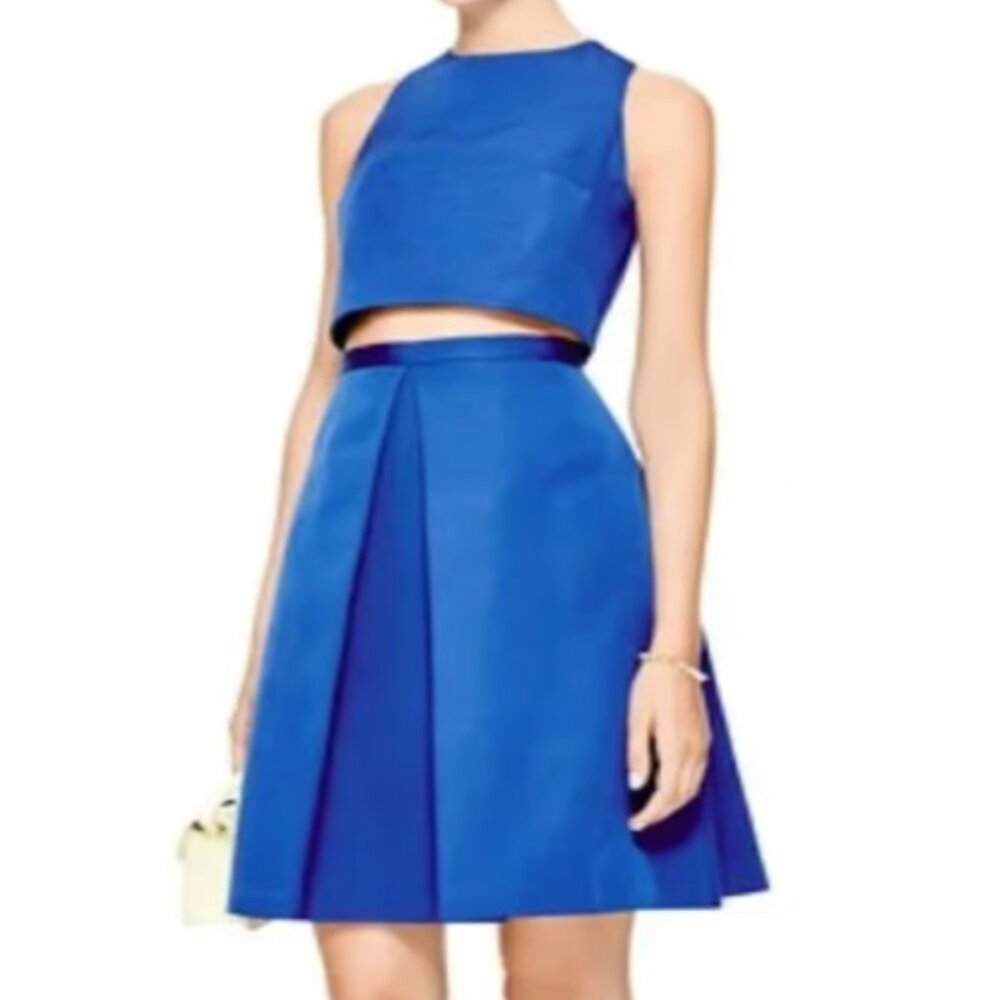 Tibi Katia Matching Set of Cropped Top and High Waisted Skirt